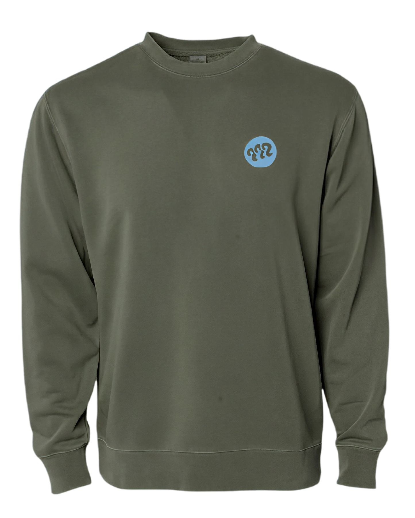 Crewneck Army Green — Front
