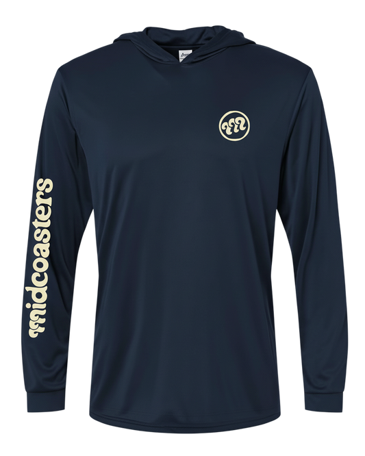 Navy Performance Hoodie — Front